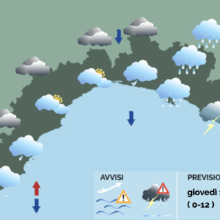 Meteo, ancora piogge e temporali intensi sulla Liguria