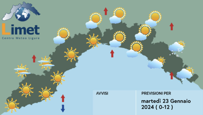 Meteo, tempo stabile e mite almeno fino alla fine del mese