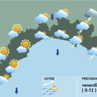 Meteo, temporali a Levante con possibili grandinate