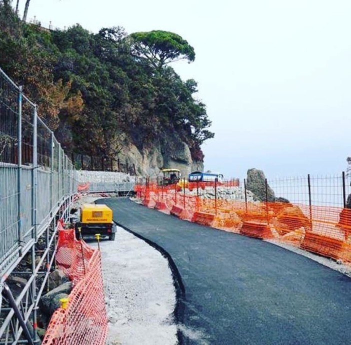 Riapre a senso unico alternato la strada di Portofino