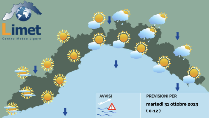 Meteo, ritorna il sole su tutta la Liguria