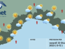 Meteo, nubi basse soprattutto lungo le coste liguri