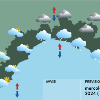 Meteo, al mattino possibili deboli piovaschi