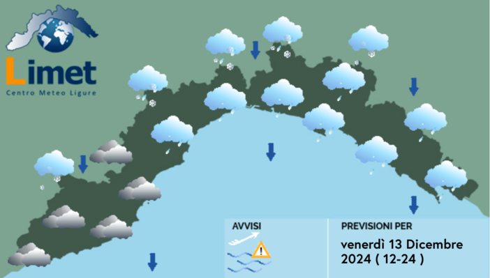 Meteo, in arrivo deboli piogge e possibili nevicate