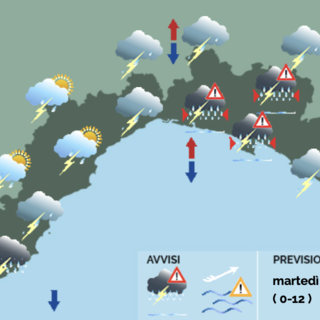 Meteo, termina l'allerta arancione. Gialla fino alle 15 sulla Liguria centrale