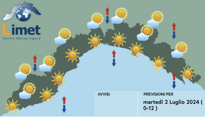 Meteo, martedì di bel tempo e temperature in aumento