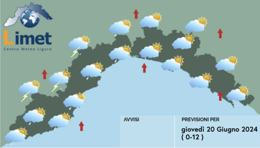 Meteo, previsti rovesci carichi di sabbia sulla Liguria