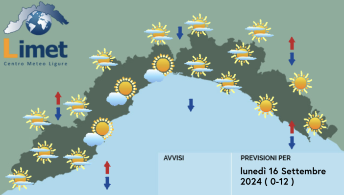 Meteo, cieli sereni al mattino, mentre al pomeriggio arriva qualche addensamento