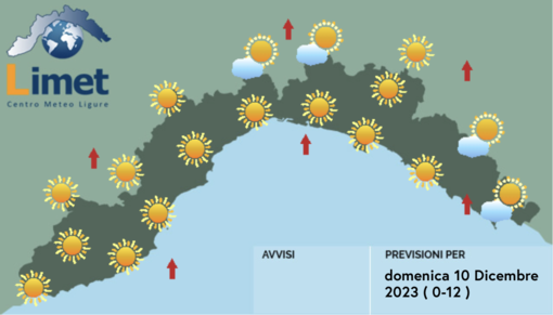 Meteo, cieli pressoché sereni sull’intero territorio regionale