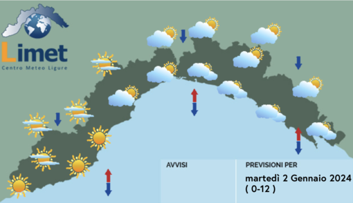 Meteo, la Liguria si divide in due: pioggia a levante, qualche nuvola a ponente