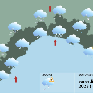 Meteo, nevicate fino ai 400 metri su savonese e genovese