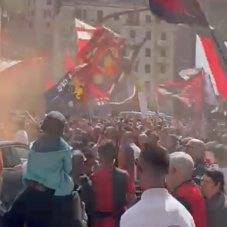 Genoa-Ascoli, traffico in tilt in zona Marassi (Video)