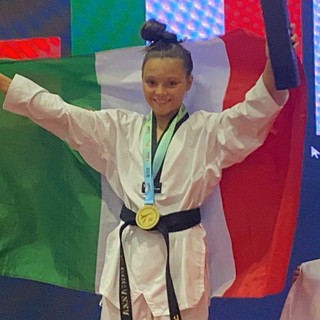 La genovese Virginia Lampis medaglia d'oro ai mondiali di Taekwondo