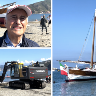 A Sestri Levante il varo del Leûdo, una delle ultime storiche imbarcazioni del Mediterraneo (Video)