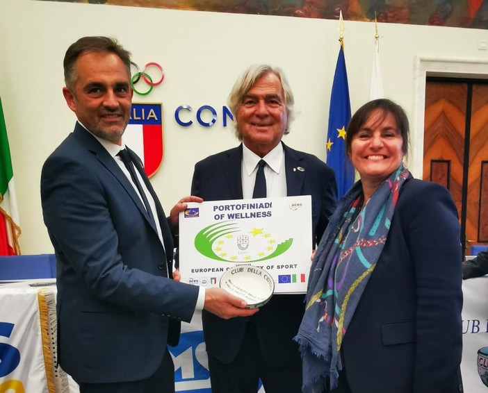 Viale alla cerimonia di presentazione dei Comuni candidati a città dello sport e per Genova capitale europea dello sport 2024