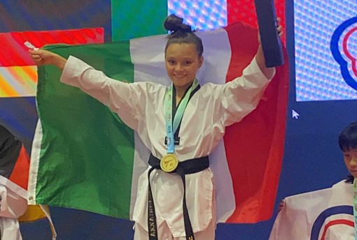 La genovese Virginia Lampis medaglia d'oro ai mondiali di Taekwondo