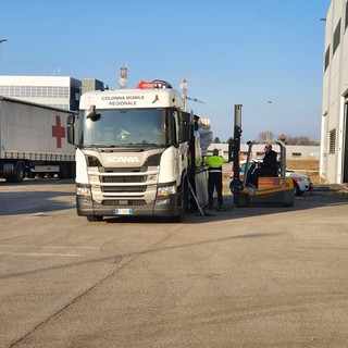 Emergenza Ucraina, arrivati in Friuli i primi sei tir di aiuti umanitari inviati dalla Protezione Civile