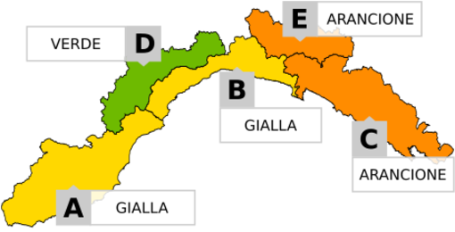 Maltempo, prolungate le allerte: arancione fino alle 2 sul Levante, su Genova gialla fino a mezzanotte