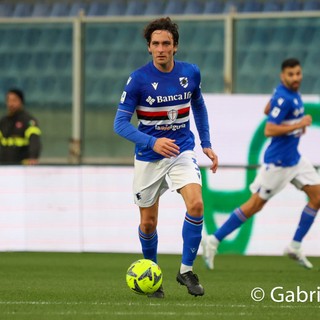 Augello, autore dell'assist per il gol del momentaneo 1-0