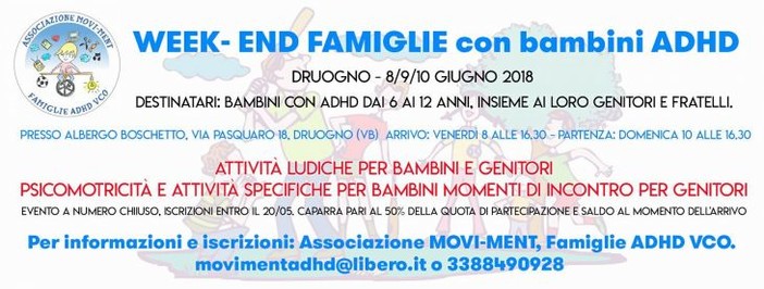 I campus per famiglie di bambini con adhd/dop un’esperienza unica di parent e child training da non perdere