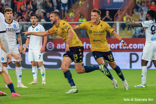 Mattia Bani e Mateo Retegui: loro i gol del Genoa