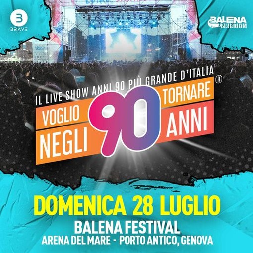 La Voce di Genova e Balena Festival ti portano negli anni ’90. Partecipa al contest e vinci i biglietti per la serata