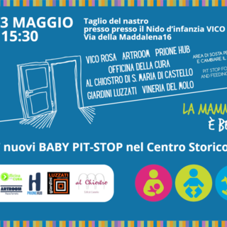 Centro Storico a misura di famiglia, pronti 7 nuovi baby pit stop