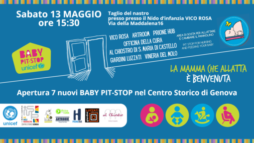 Centro Storico a misura di famiglia, pronti 7 nuovi baby pit stop