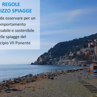 Il senso civico non va in vacanza: la guida alle buone prassi da portare avanti in spiaggia del Municipio Ponente