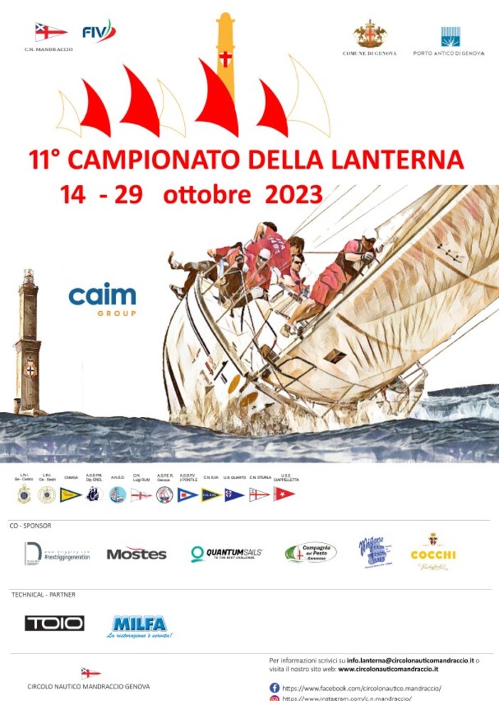 Campionato della Lanterna, conto alla rovescia per l'undicesima edizione