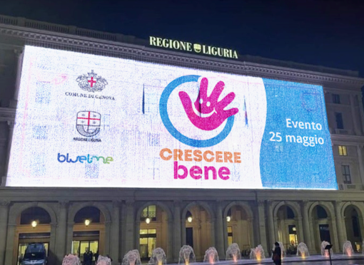 Olimpiadi di Crescere Bene, stasera palazzo della Regione e fontana di De Ferrari si illuminano di fucsia e blu