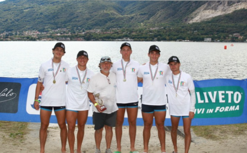 Tricolori Coastal: Murcarolo campione d’Italia nel 4 di coppia, poker di medaglie Sanremo