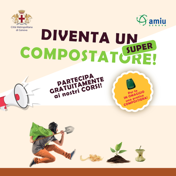 Amiu, proseguono i corsi gratuiti per diventare supercompostatore