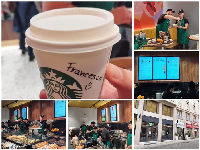 Starbucks, tutto è pronto: domani apre al pubblico lo store di Genova (foto e video)