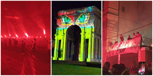 Genova si colora di rossoblù per spegnere le 130 candeline del Genoa (FOTO e VIDEO)