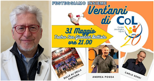 Buon compleanno CoL: il Centro Oncologico Ligure compie i suoi primi vent’anni (Video)