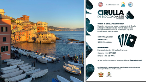 Una cirulla vista mare: il 17 luglio il primo Torneo a Boccadasse