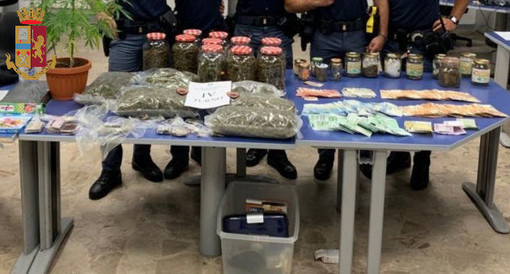 I poliziotti notano un pianta di cannabis su un balcone e trovano 5 kg di marijuana