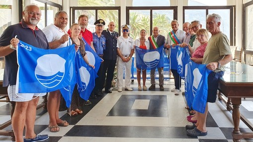 Moneglia, questa mattina la consegna della Bandiera Blu agli stabilimenti balneari
