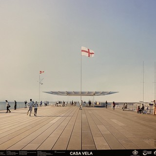 Una nuova terrazza sul mare ospiterà il centro federale Fiv: presentato il progetto Casa Vela (Foto e video)