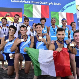 Canottaggio, oro mondiale per l'equipaggio del Rowing Club Genovese