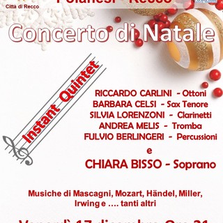 A Recco il concerto di Natale del quintetto “Instant Quintet”