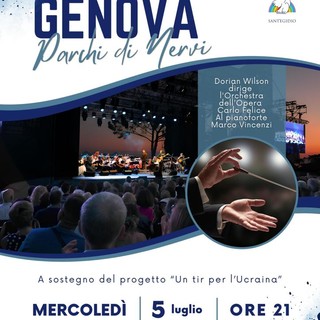 “Concerto per Genova”, mercoledì 5 luglio l'evento benefico al Nervi Music Ballet Festival