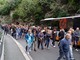 Minori non accompagnati, a San Desiderio il corteo dei residenti (foto)