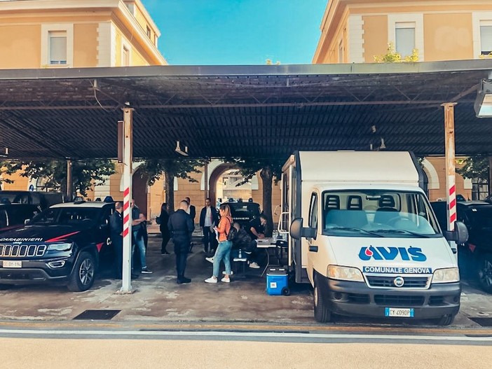 Accordo tra Avis e carabinieri, i militari in servizio in Liguria donano il sangue