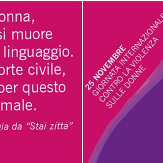 25 Novembre: cartoline omaggio in centro storico con le frasi di Michela Murgia