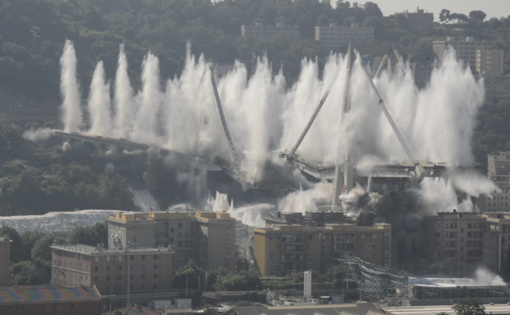 Ponte Morandi: le macerie saranno riutilizzate