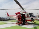 Ciclista cade sul sentiero di Portofino, soccorso in elicottero