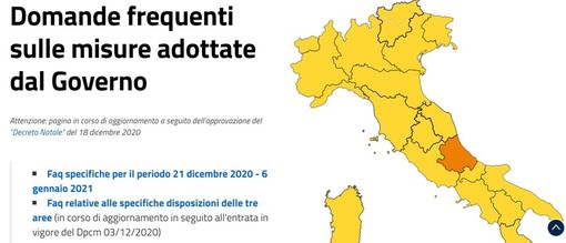 Coronavirus, DL Natale: ecco le Faq del Governo per gli spostamenti autorizzati durante la zona rossa e arancione