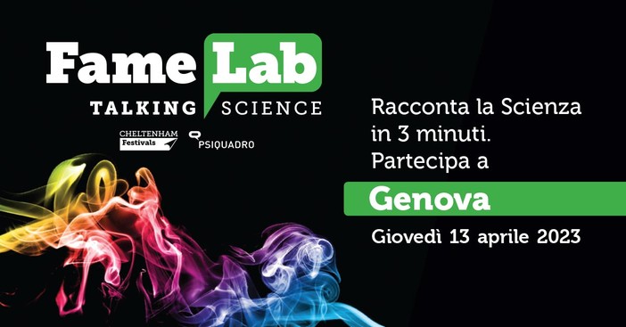 FameLab, il talent della scienza, amplia il proprio orizzonte: da quest'anno in gara anche le discipline umanistiche